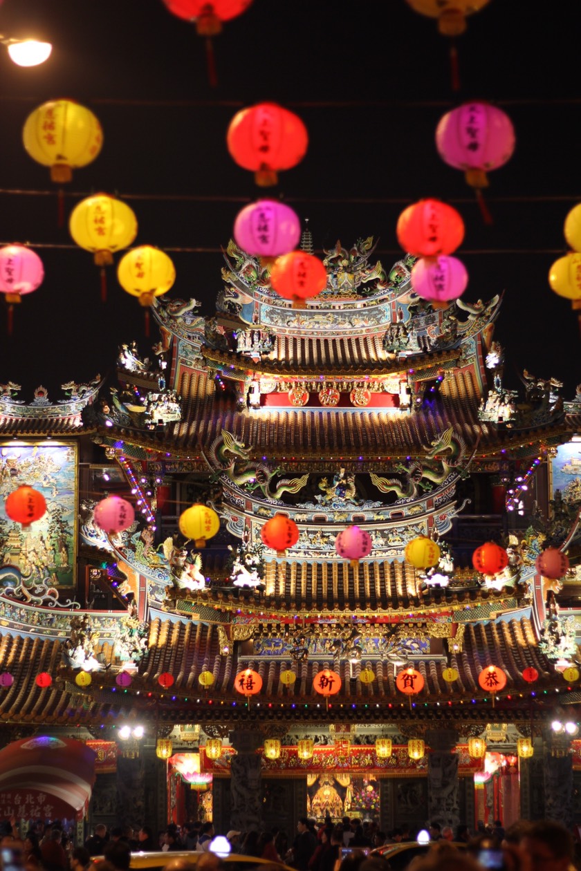 Reise durch die Stadt Taipei
