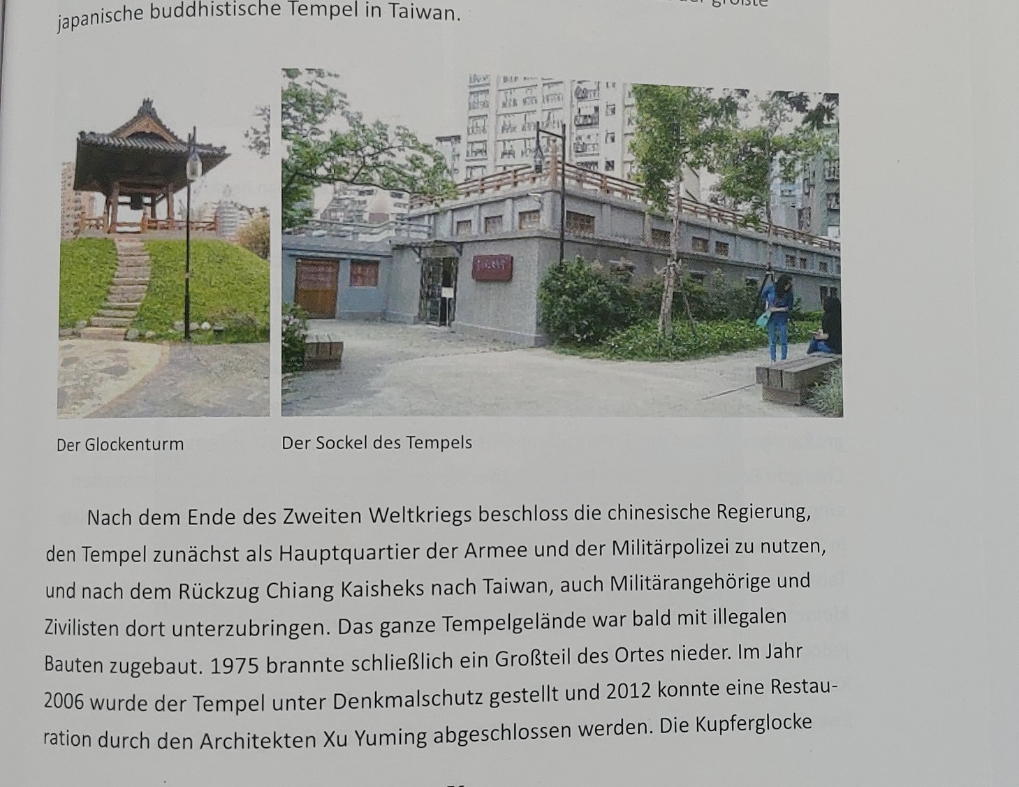 Reise durch Taiwan
