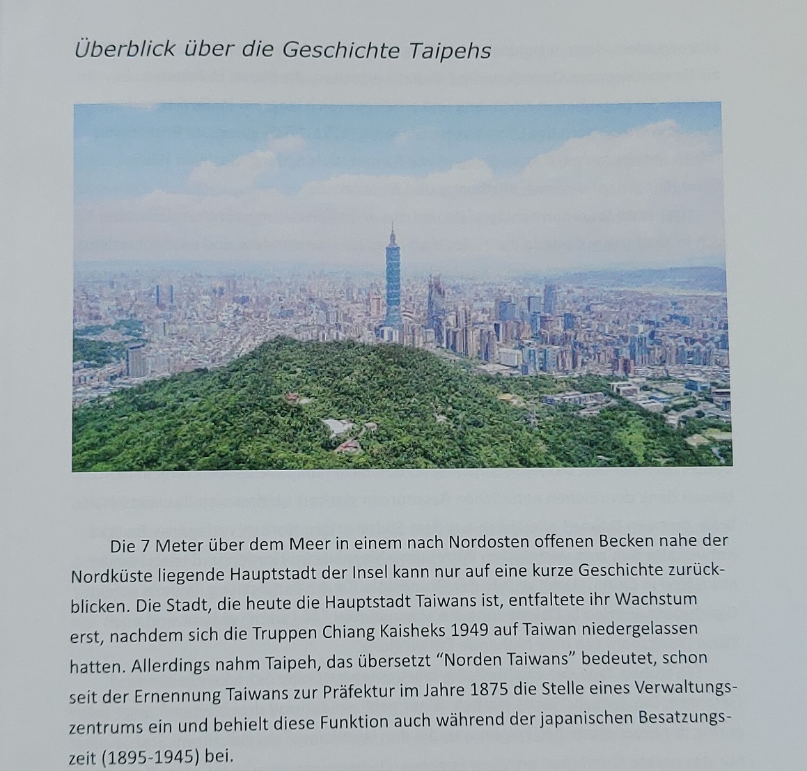 Reise durch Taiwan