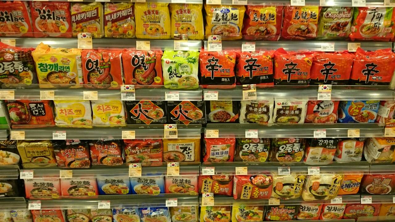 Der Instantnudel-Konsum in Taiwan