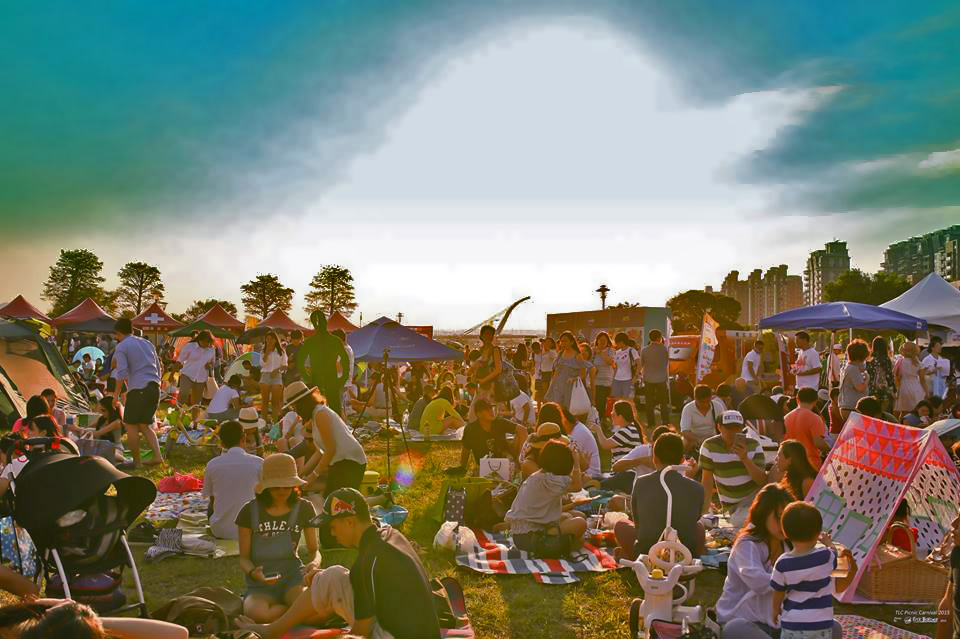 Picknick-Trend in Taiwan