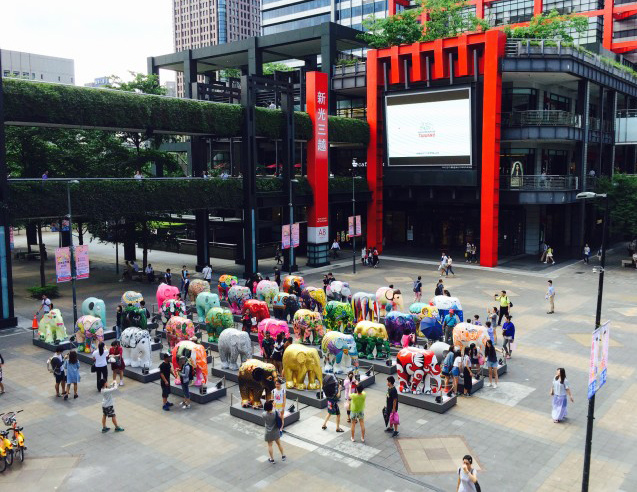 Elefantenparade in Taipei