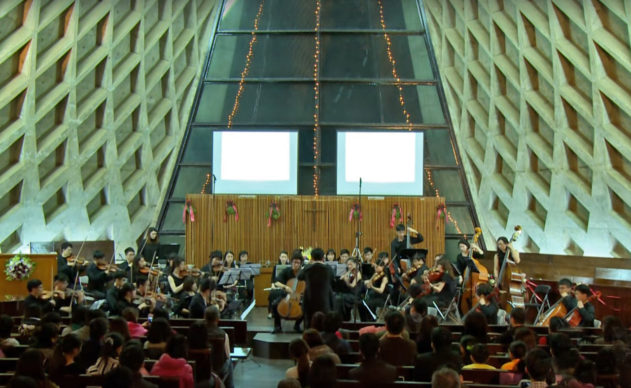 Ein wohltätiges Konzert in Mitteltaiwan