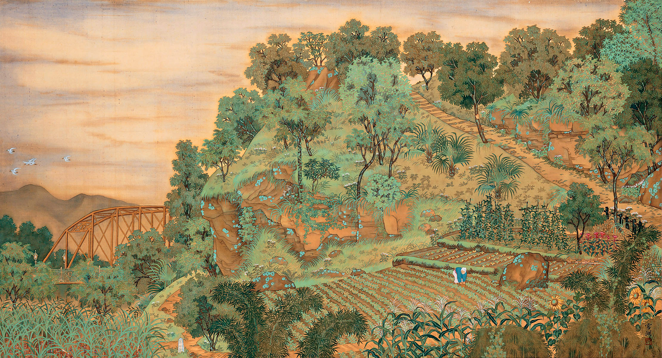 Kuo Hsueh-hus „In der Nähe des Yuan-Shan Berges“