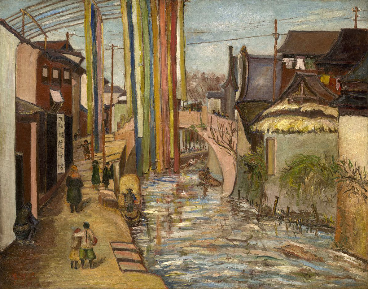 Chen Cheng-pos „Nachmittags in der Seidenspinnerei“