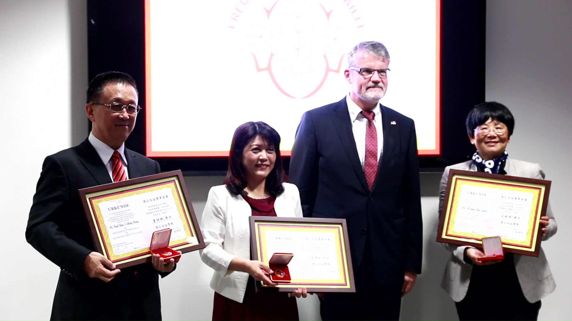 Preisträger der Taiwanisch-Deutschen Freundschaftsmedaille 2018
