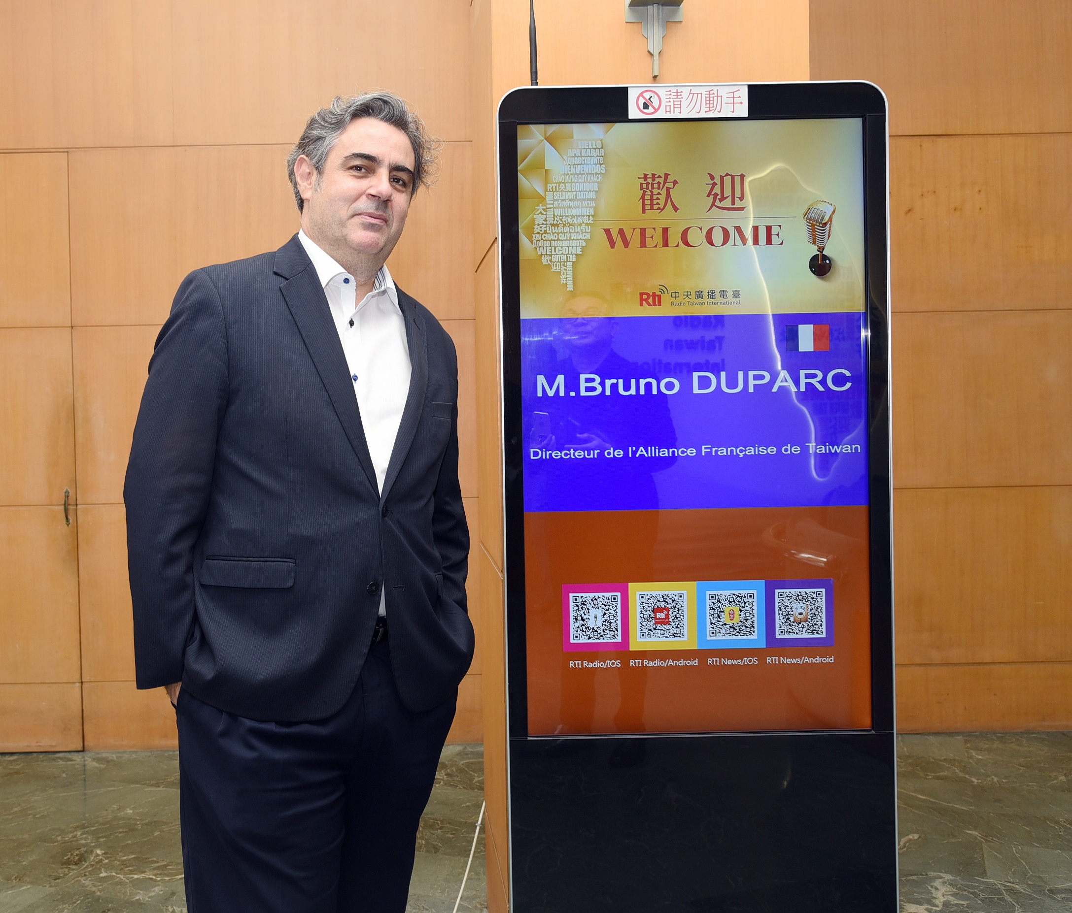 Interview mit dem Direktor von Alliance Française Taiwan, Bruno 