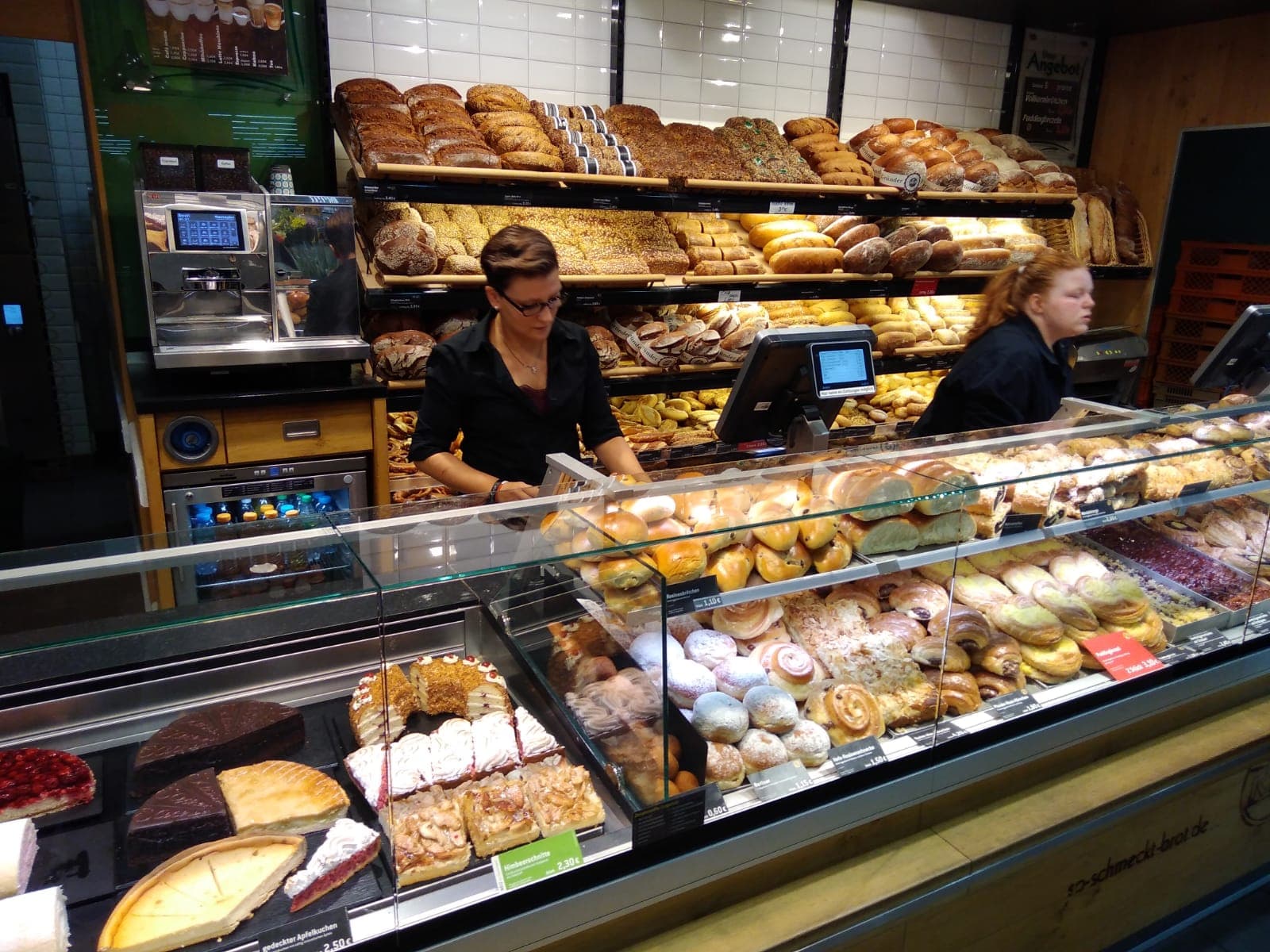 Arbeit in einer deutschen Bäckerei Arbeit in einer deutschen Bäckerei