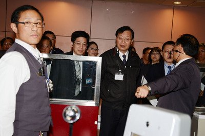 Innenminister inspiziert Internationalen Flughafen Taoyuan