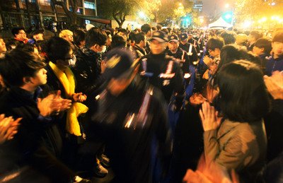 Proteste halten an, kein Treffen zwischen Ma und Wang
