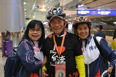 Seniorenradler nach Amerikatour wieder in Taiwan