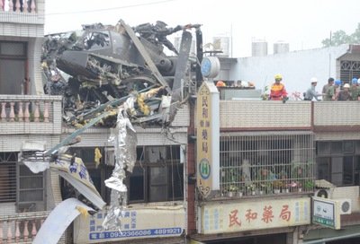 Militärhubschrauber in Taoyuan verunglückt