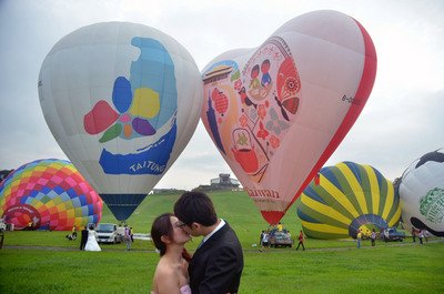 Heißluftballon-Festival 2014 beginnt in Taitung