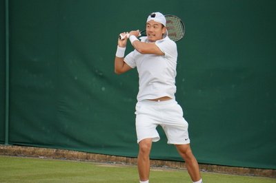 Jimmy Wang in Wimbledon in der dritten Runde