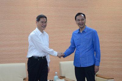 Treffen zwischen Zhang Zhijun und Bürgermeister Chu