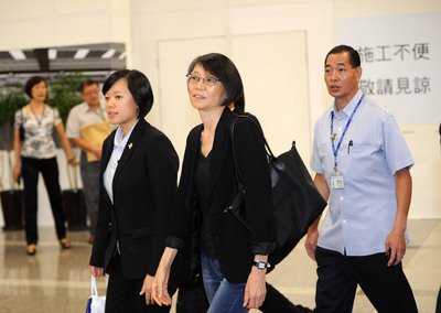 Taiwans First Lady kehrt aus Japan zurück