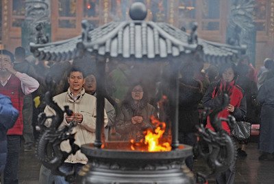 Xing Tian Tempel wird umweltfreundlicher