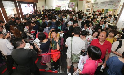 Besucherandrang auf der Tourismusmesse Taipei