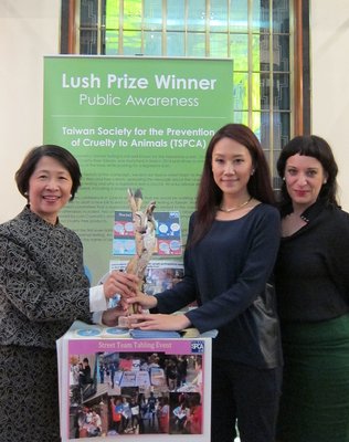 Taiwanische Tierschützer erhalten Lush Preis
