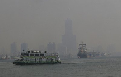 Hohe Luftverschmutzung im Westen Taiwans