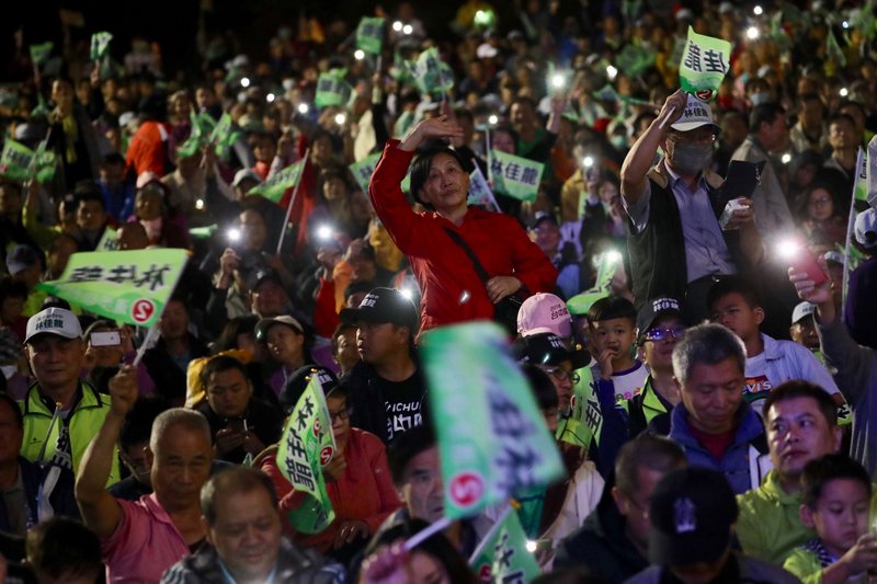 Wahlkampf-Endspurt in ganz Taiwan