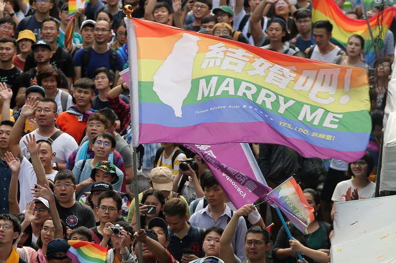 Taiwan erlaubt als erstes Land in Asien die gleichgeschlechtlich