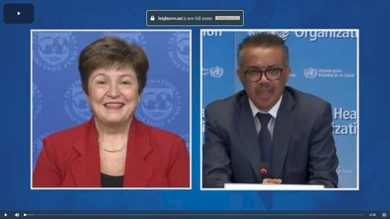 IMF - WHO Pressekonferenz