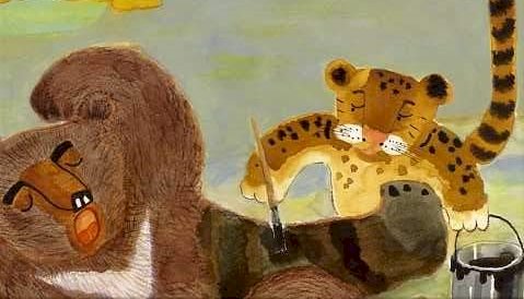 Nebelparder und Schwarzbär