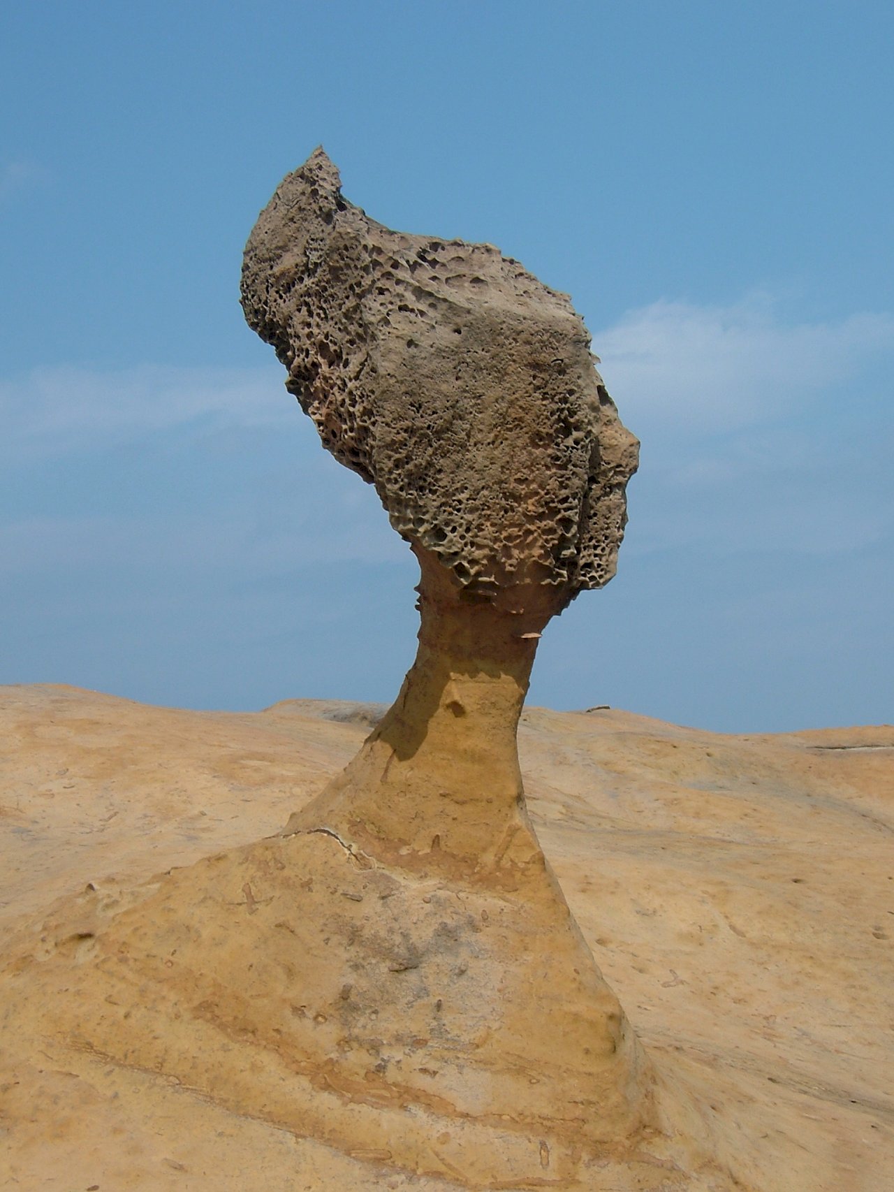 Entstehung der Felsformationen in Yehliu