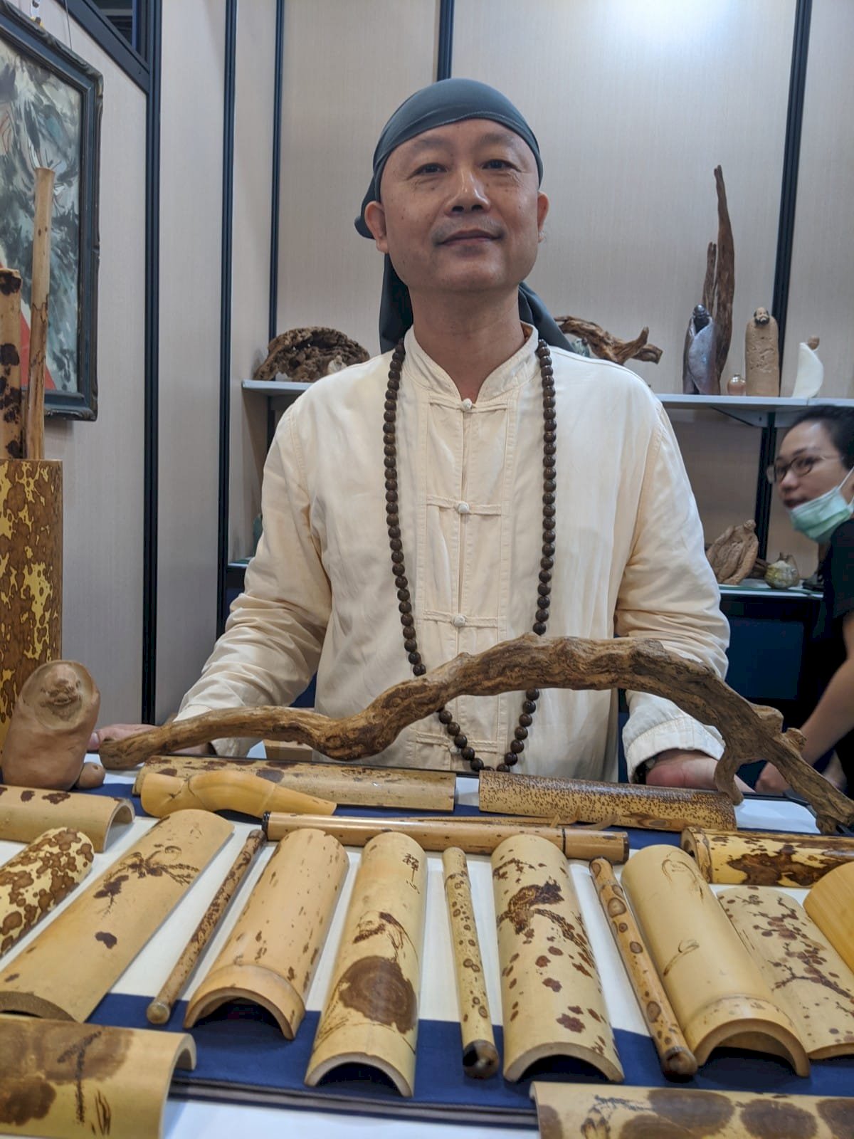 Die Bambusschnitzerei von Chang Hong-chang