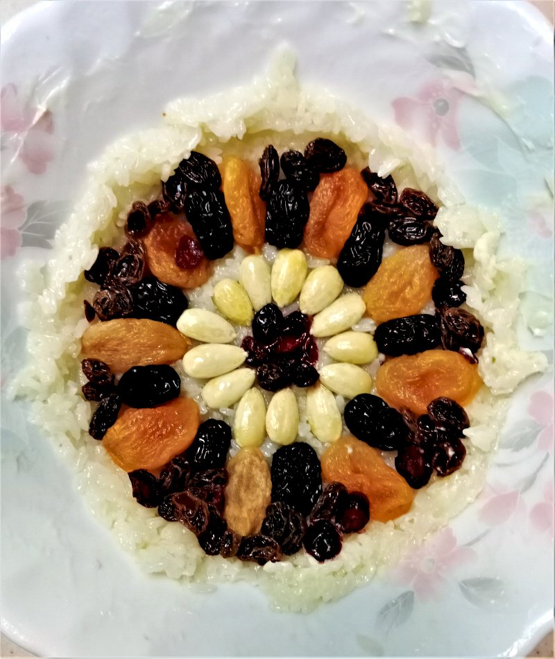 Mandeln und wärmende Desserts aus Klebreis
