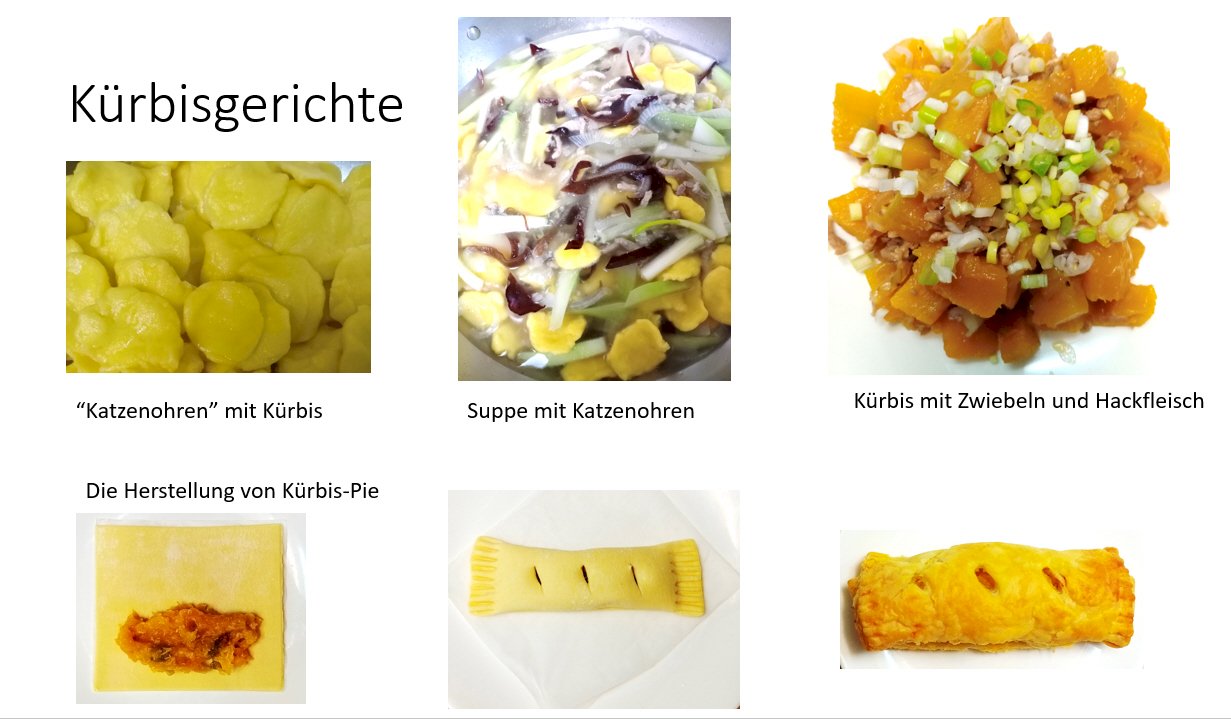 Kürbisgerichte