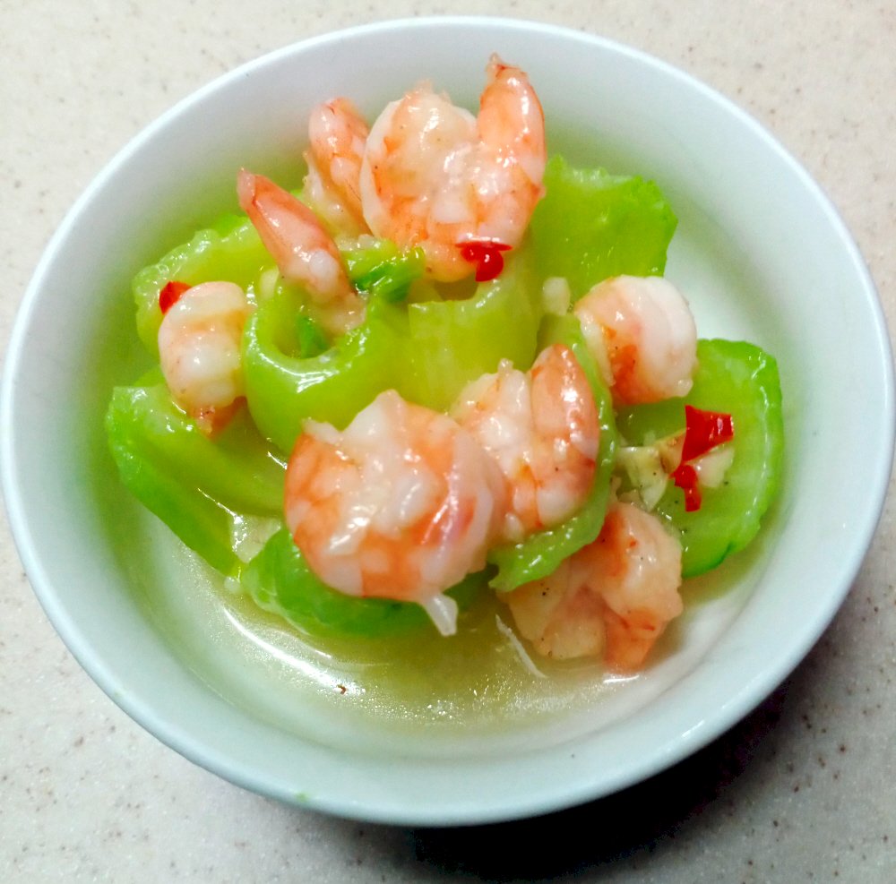 Kochen mit Garnelen