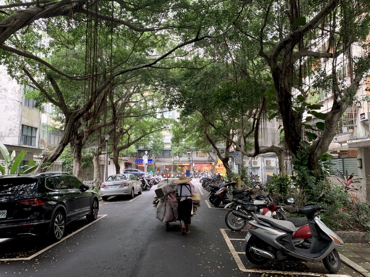 Ein Spaziergang durch das Minsheng Viertel in Taipei