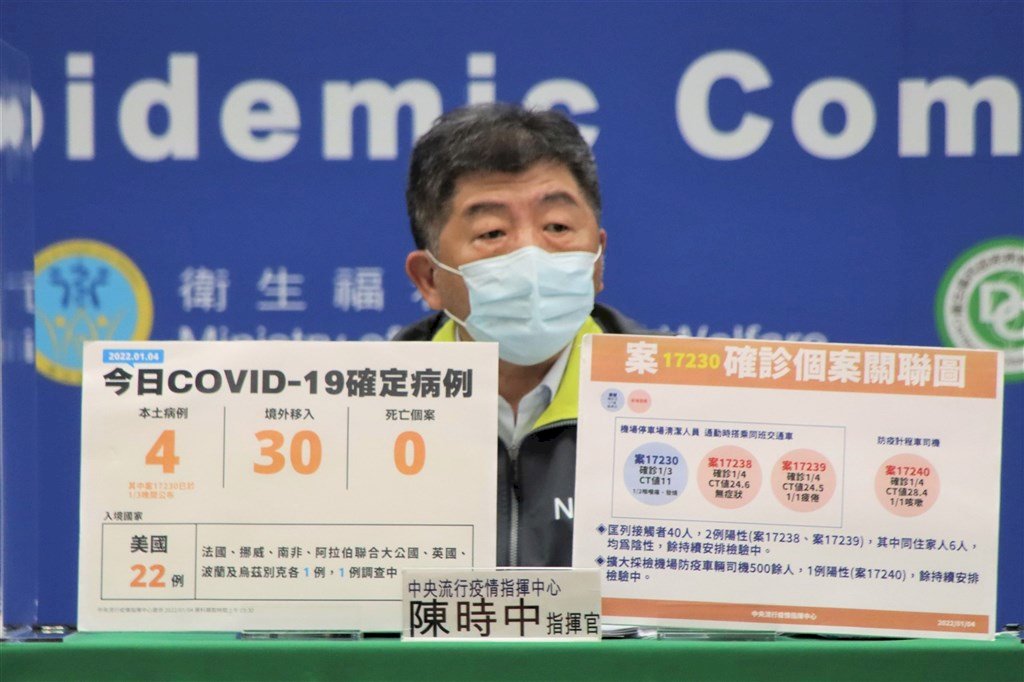 COVID-19: Taiwan meldet vier lokale Fälle, 30 importierte Fälle