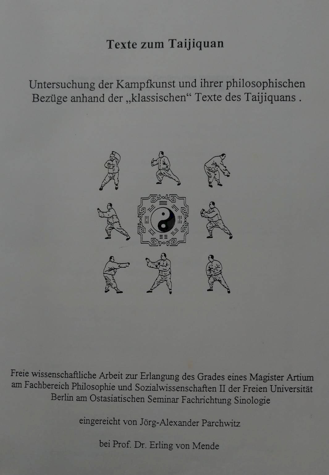 Dr. Parchwitz: Kampfkunst und Kampfsport Teil 2
