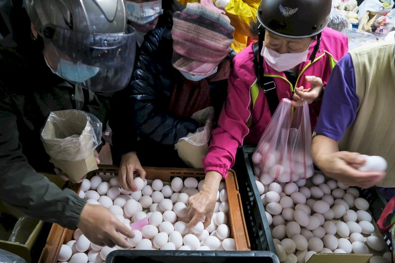 Eierknappheit in Taiwan