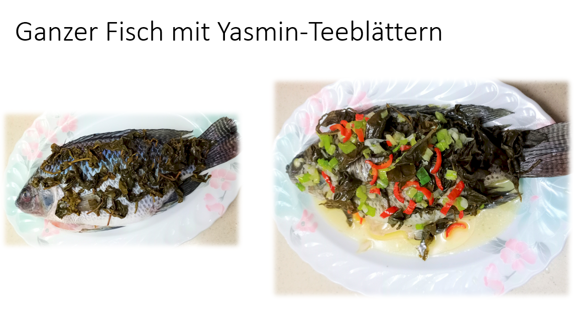 Teeverkostung und Tee-Gerichte