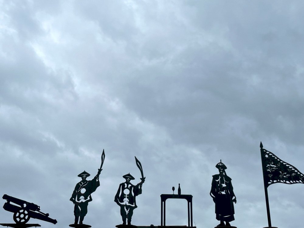 Kunstinstallationen zur Schlacht von Huwei