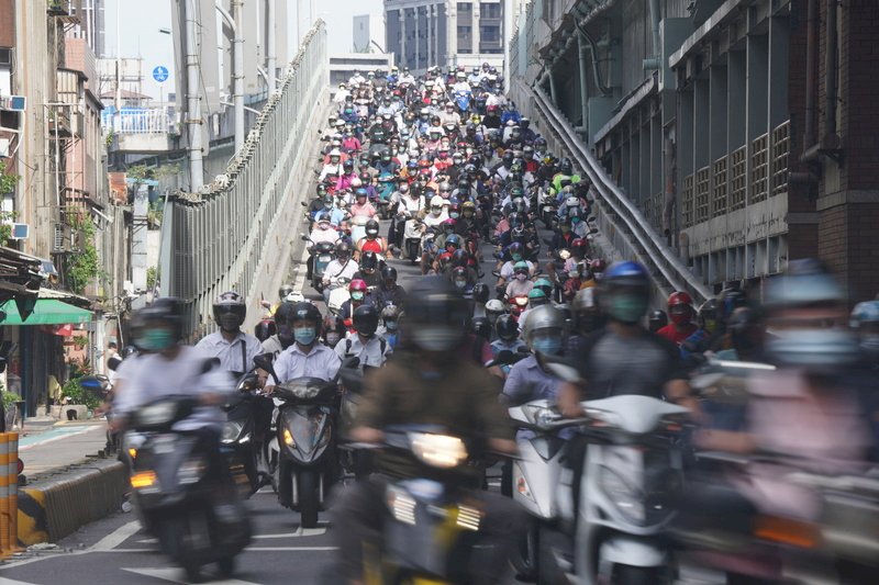 Verkehrssituation in Taiwan