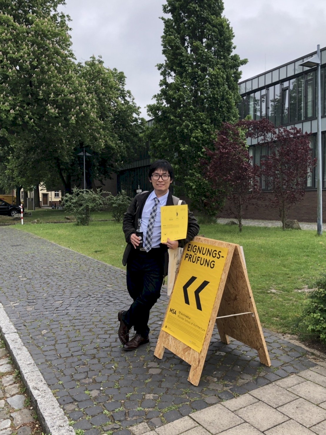 Student Fang Tzu-Heng: Endlich auf dem Weg nach Münster