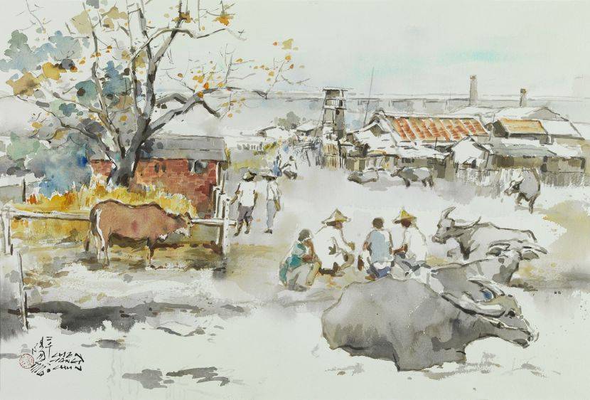 Aquarellkünstler Chen Yang-chun
