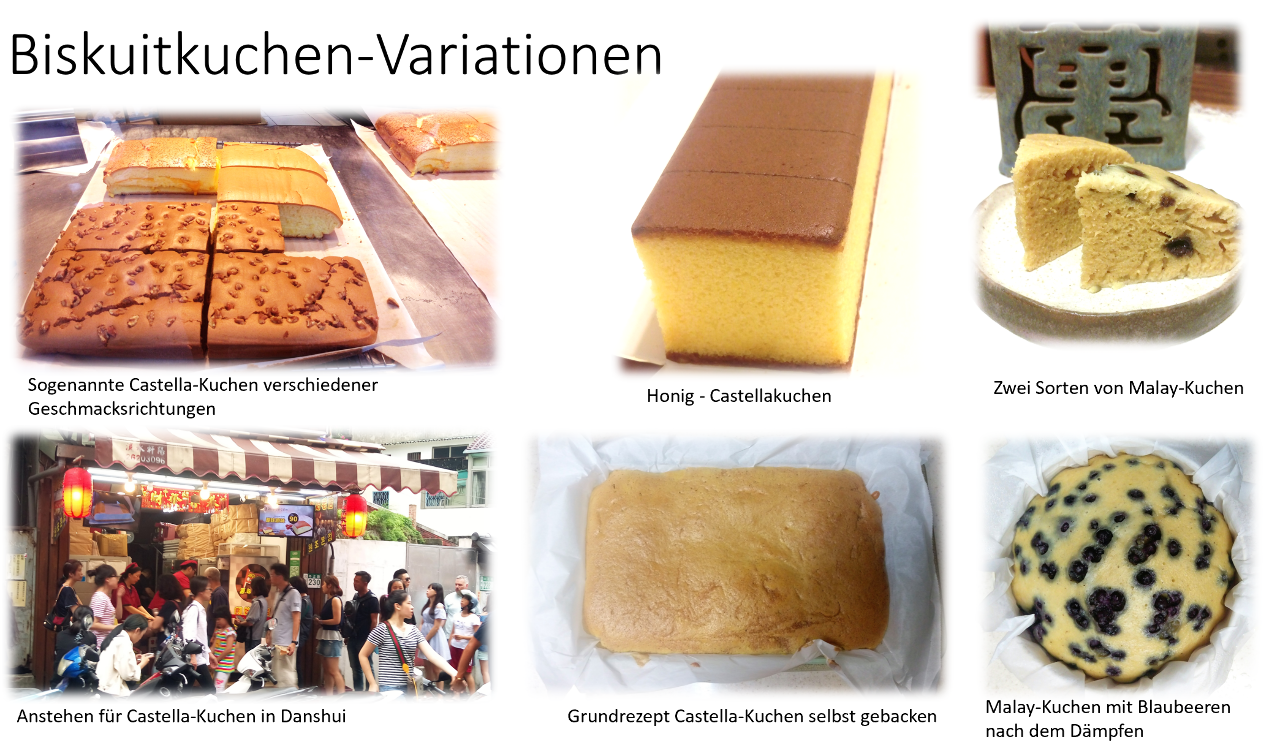 Traditionelle Biskuitkuchen
