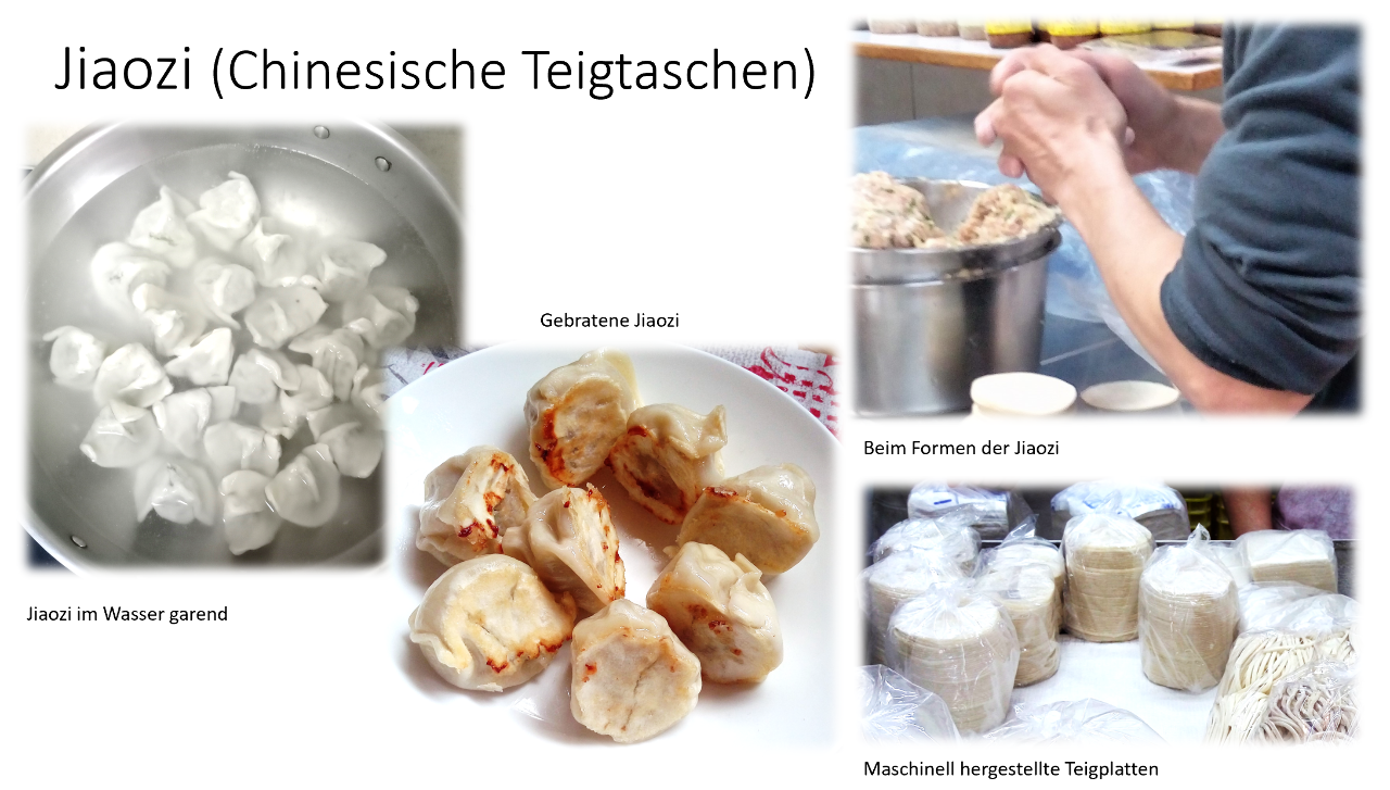 Jiaozi - gefüllte Teigtaschen
