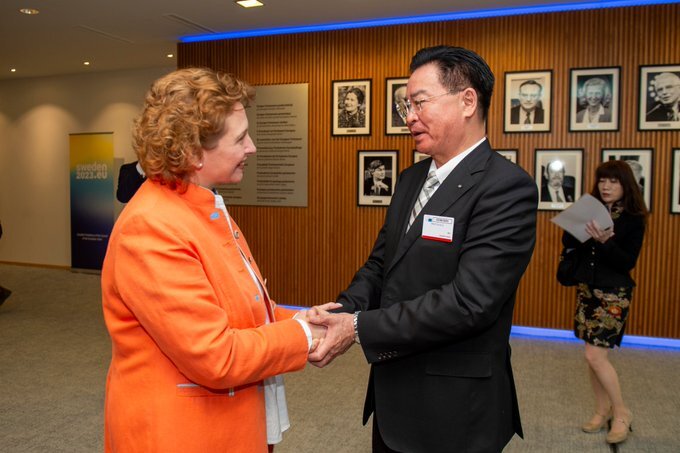 Taiwans Außenminister in Europa