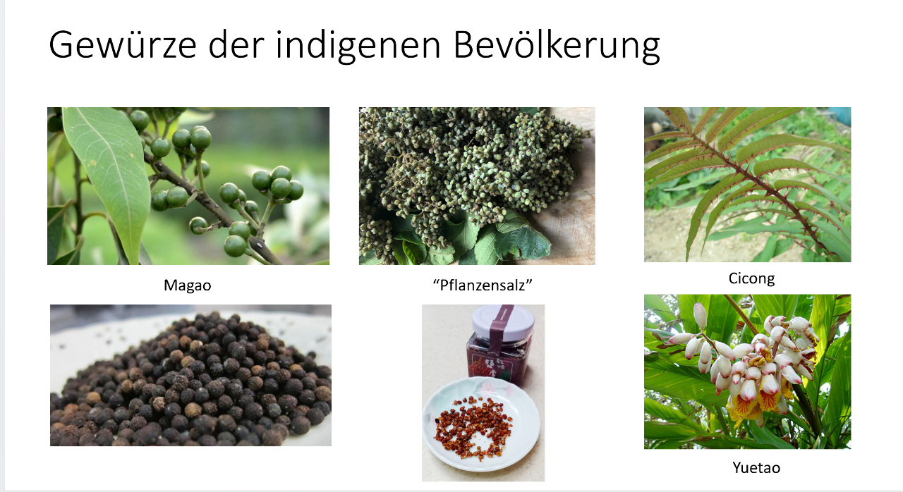 Gewürze der indigenen Bevölkerung