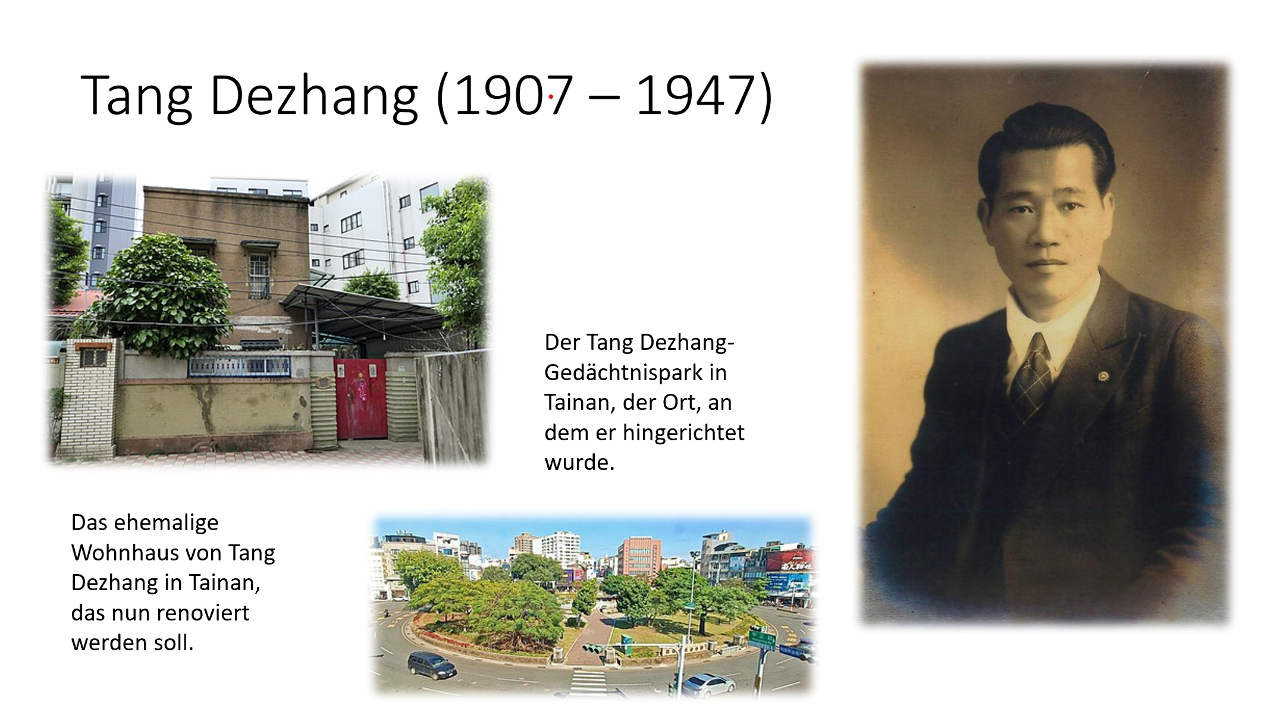 Der Rechtsanwalt Tang Te-chang