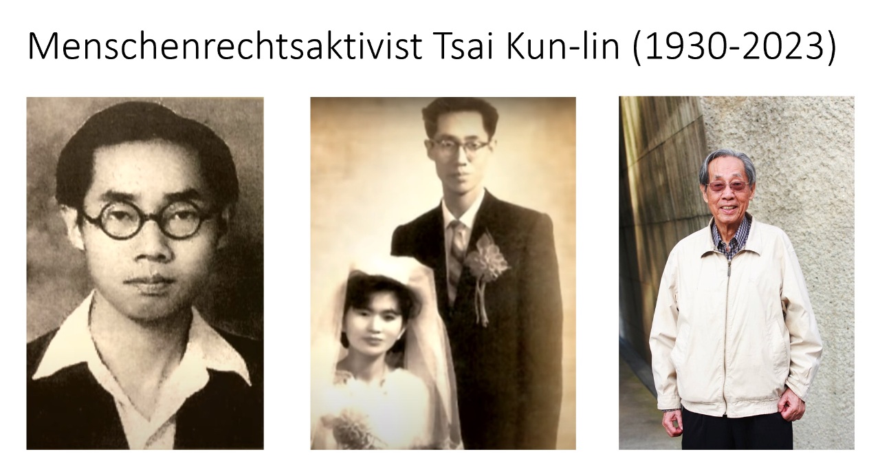 Menschenrechtsaktivist Tsai Kun-lin