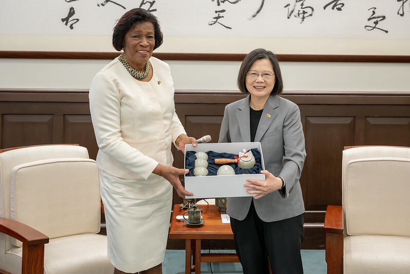 Präsidentin Tsai Ing-wen trifft Generalgouverneurin von St. Vincent und die Grenadinen