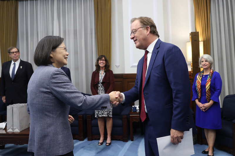 Präsidentin Tsai wiederholt die Entschlossenheit Taiwans, den Frieden zu bewahren
